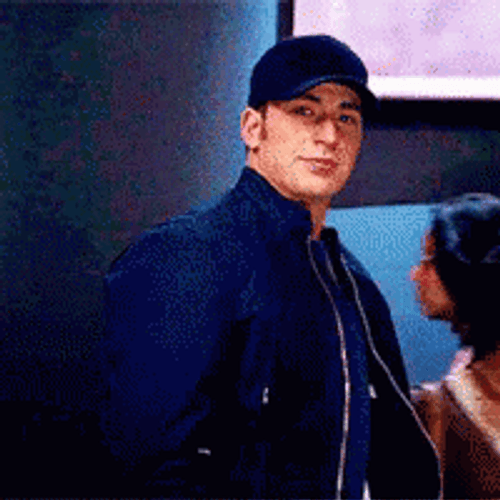 Captain America Hushing GIF