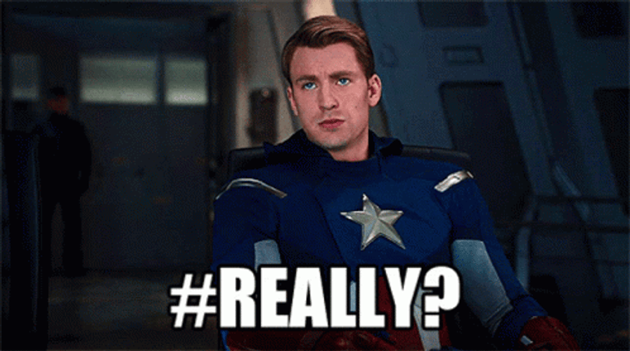 Captain America Really GIF
