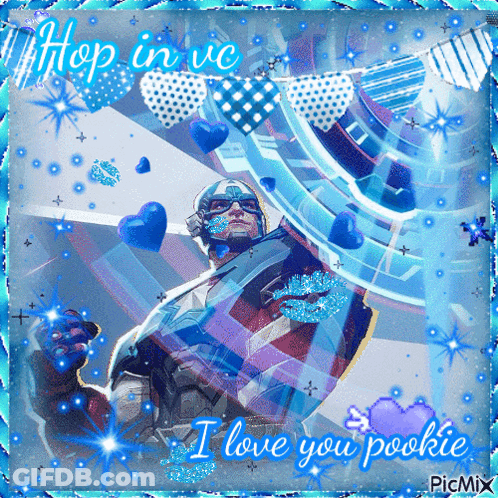 Captain America Saying I Love You Pookie GIF