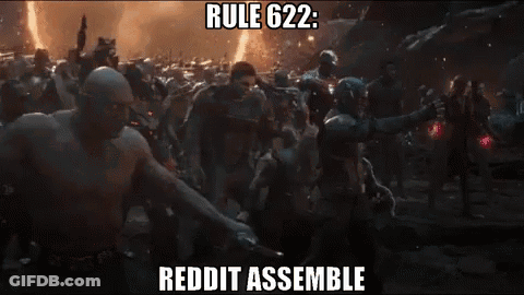Captain America Says Rule 624 Reddit Assemble GIF
