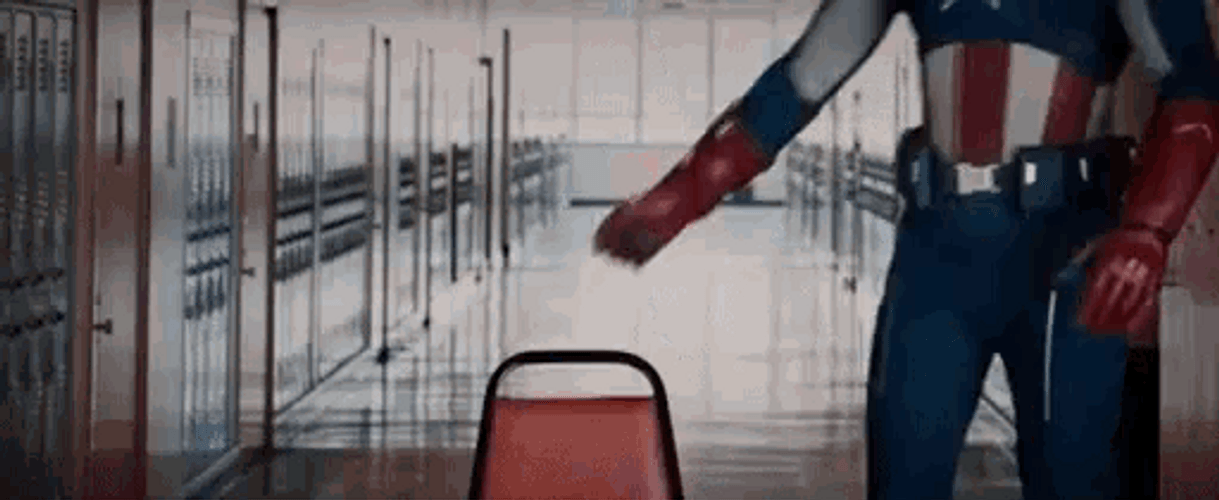 Captain America Sitting In GIF