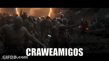 Captain America Stands Before Crowd Saying Assemble GIF