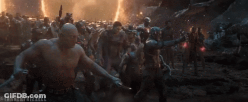 Captain America Stands In Front Of A Group Of Soldiers With The Caption Tanner Frizzell GIF