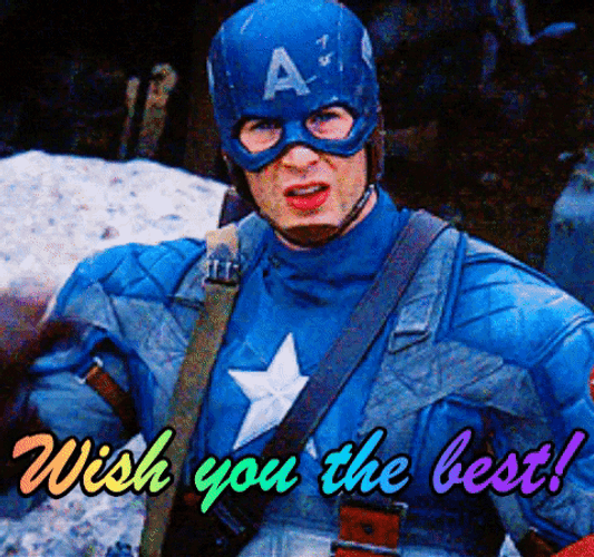 Captain America We Will Miss You GIF