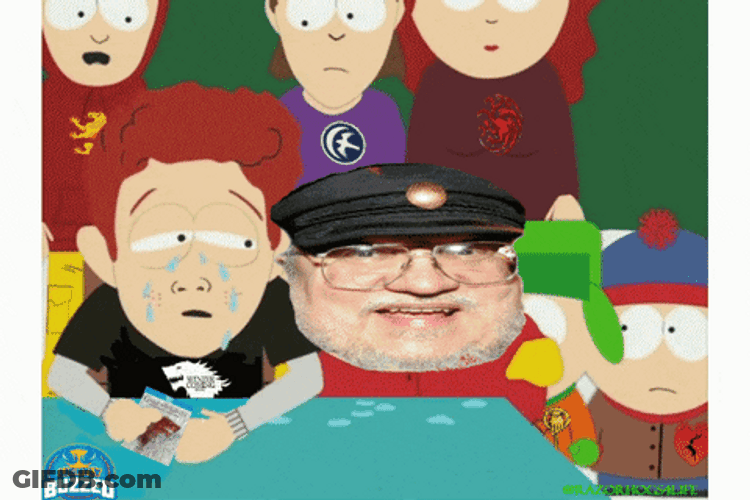 Captain Cartman Licking Tears GIF