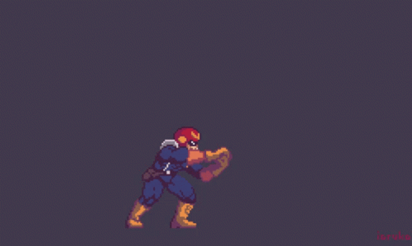 Captain Falcon Punch Eagle Blaze GIF