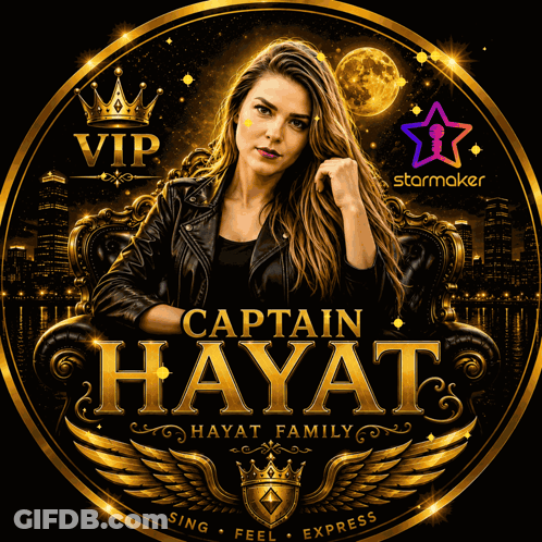 Captain Hayat Poster Woman In Chair GIF