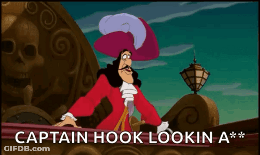 Captain Hook Disney Costume GIF