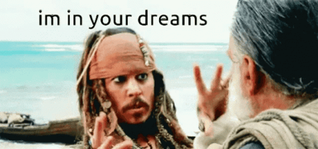 Captain Jack Sparrow In Dream GIF