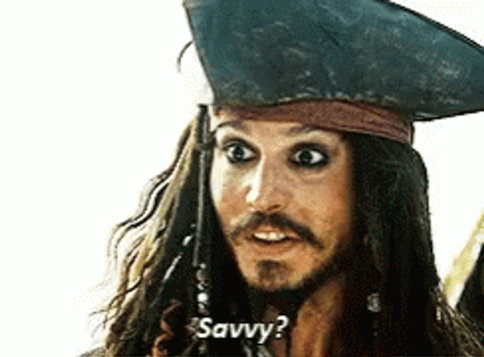 Captain Jack Sparrow Savvy GIF