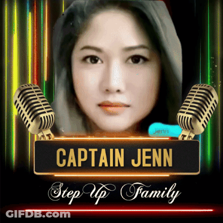 Captain Jenn Step Up Family Poster Woman's Face GIF