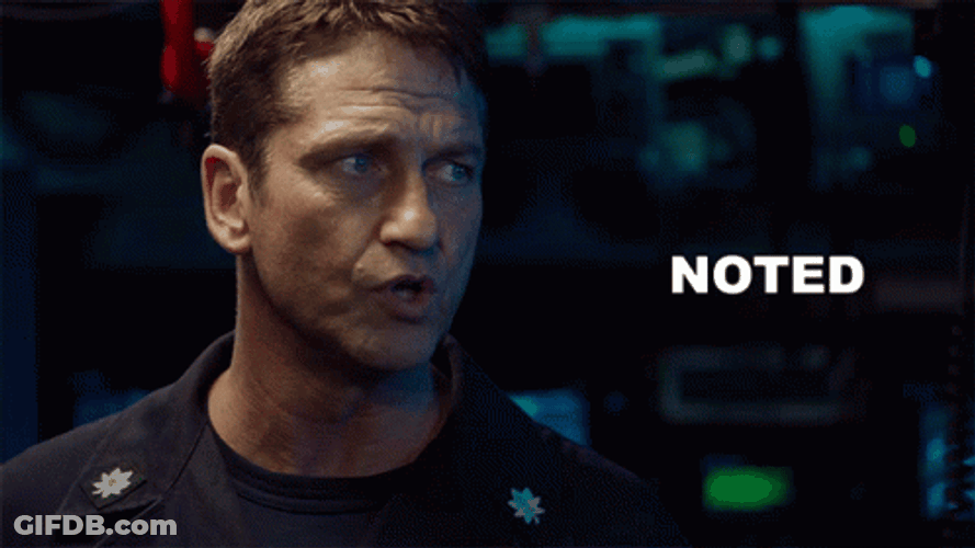 Captain Joe Glass Saying Noted GIF