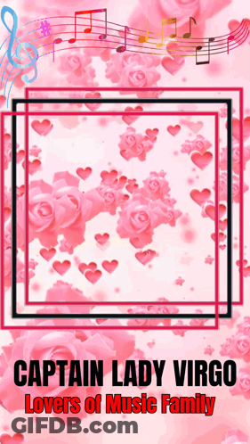 Captain Lady Virgo Lovers Of Music Family Poster GIF