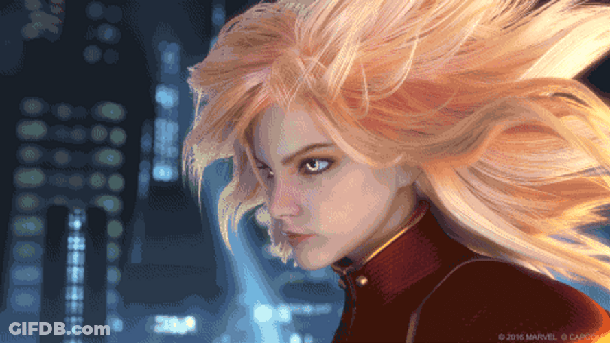 Captain Marvel Carol Danvers Absorbing Energy GIF