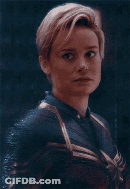 Captain Marvel Superhero GIF