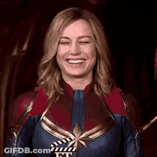 Captain Marvel Superhero GIF