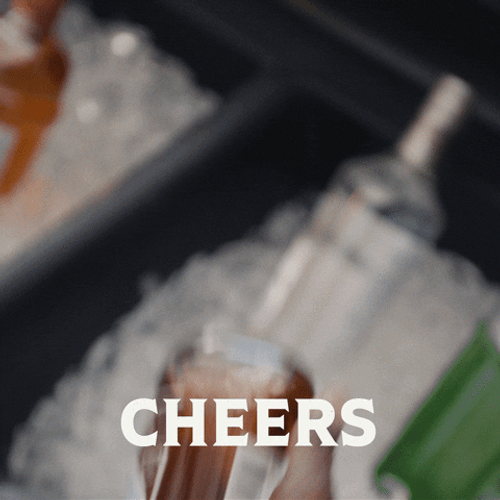 Captain Morgan Rum Bottle Spin Cheers GIF