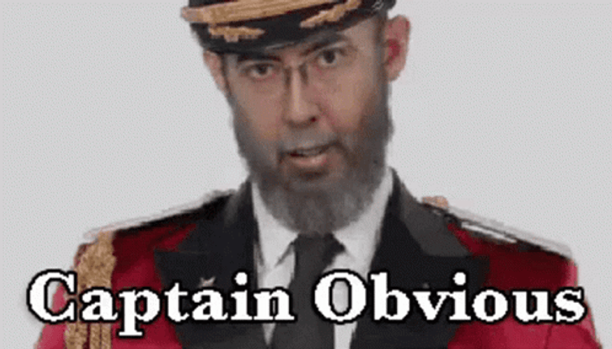 Captain Obvious Face Swap GIF
