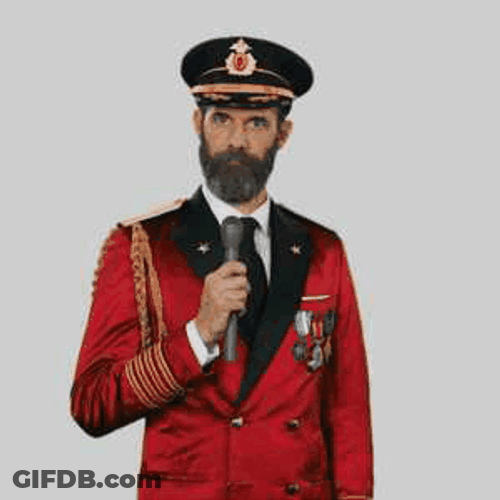 Captain Obvious Mic Drop GIF