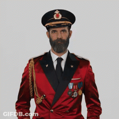Captain Obvious Saying No GIF