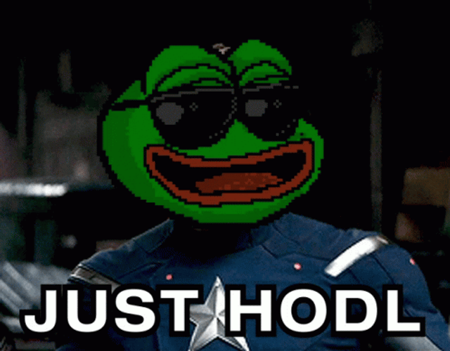 Captain Pepe Hodl GIF
