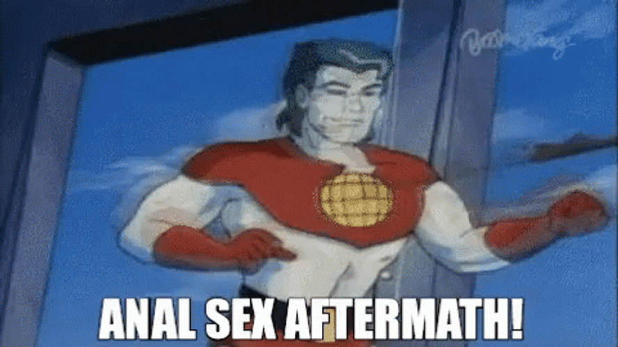 Captain Planet Anal Sex Aftermath GIF
