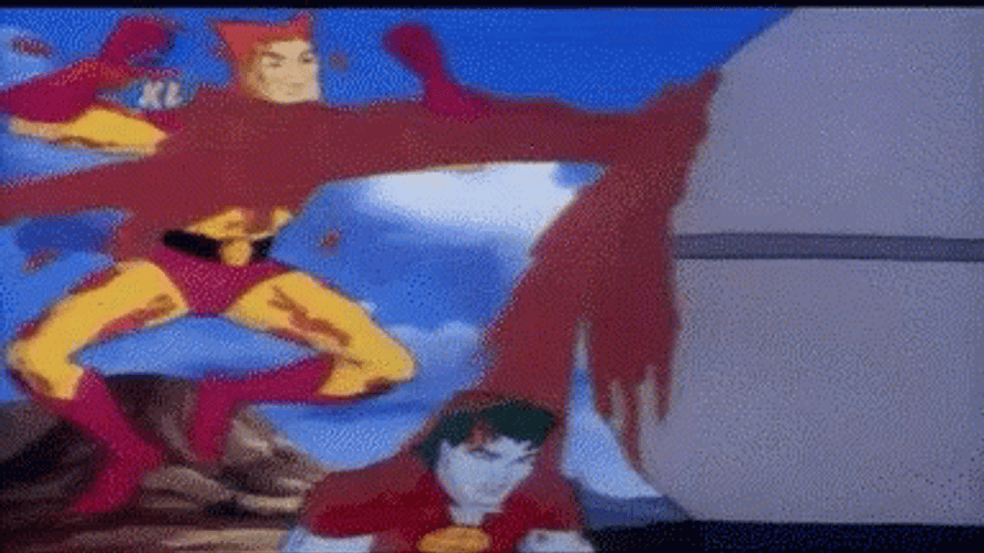 Captain Planet And Captain Pollution GIF