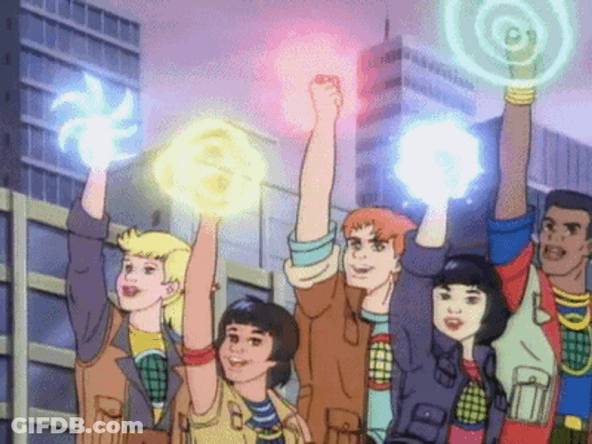 Captain Planet And The Planeteers Collaboration GIF