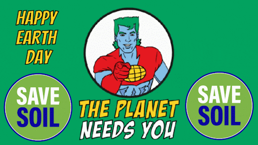 Captain Planet Artwork GIF