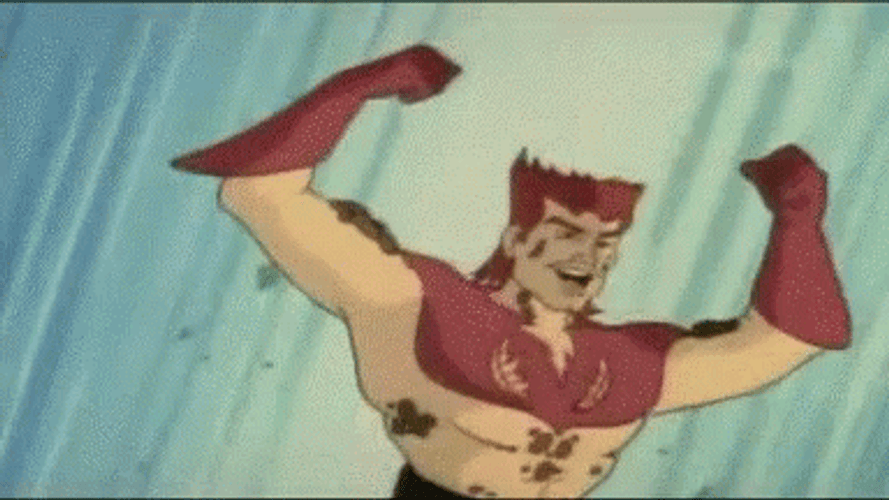 Captain Planet Captain Pollution Biceps GIF