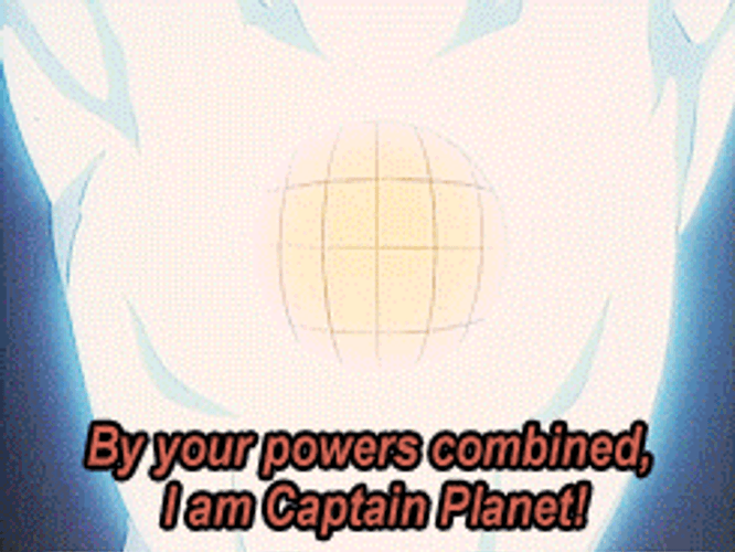 Captain Planet Showing GIF