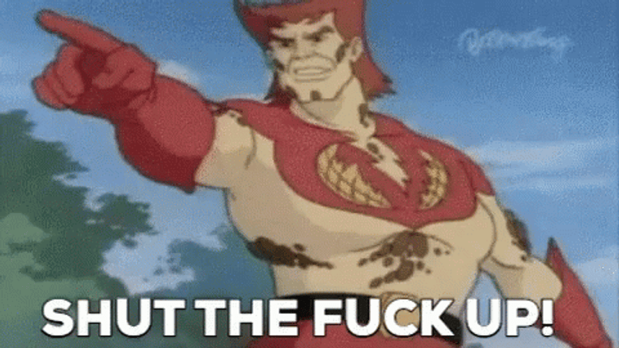 Captain Planet Shut The Fuck Up GIF