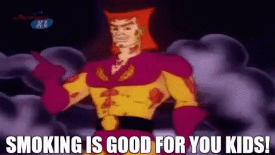 Captain Planet Smoking Is Good GIF