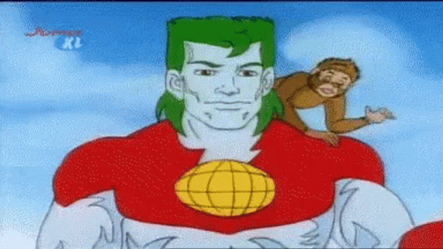 Captain Planet With Suchi GIF