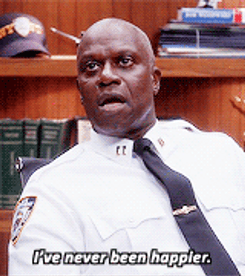 Captain Ray Holt The Office Sarcasm GIF