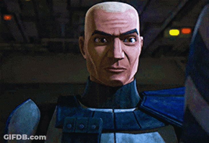 Captain Rex Salute Clone Wars GIF
