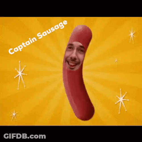 Captain Sausage Meme GIF