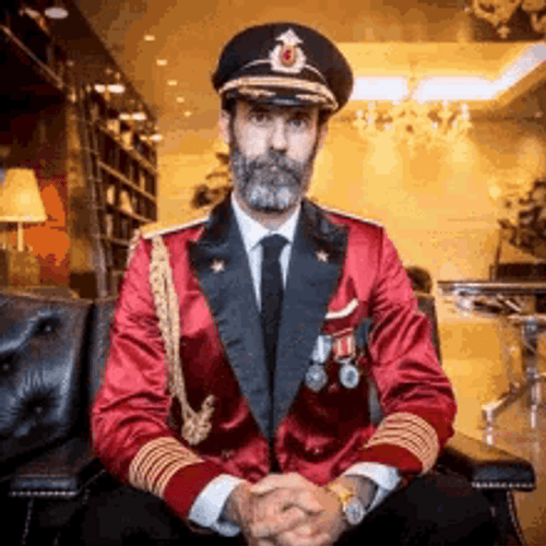 Captain Shows Time GIF