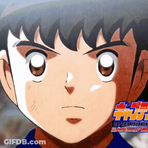 Captain Tsubasa Close Up GIF