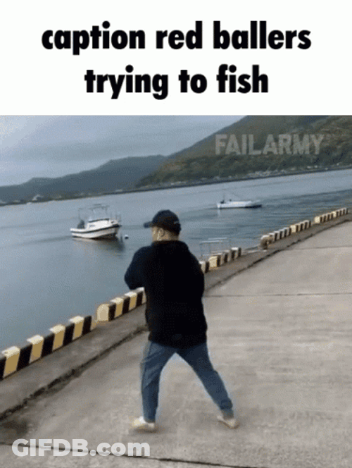 Caption Red Ball Fishing Meme GIF