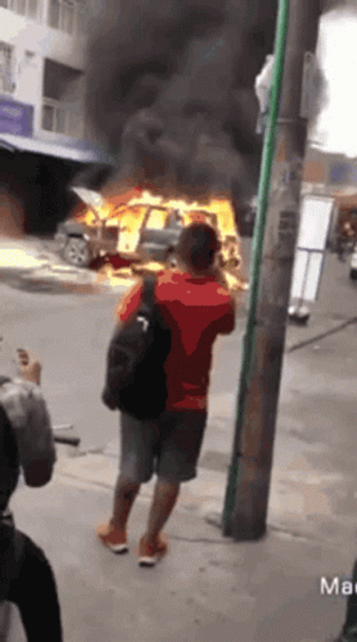 Car Blast Explosion GIF