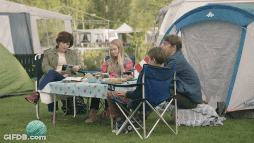 Car Camping Family Having Fun GIF
