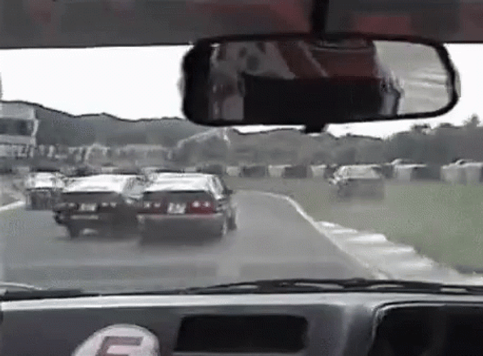 Car Crash Flipping Another Car GIF
