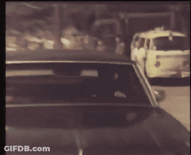Car Crash Inside Supermarket GIF