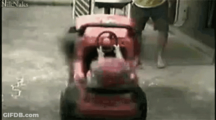 Car Crash Kid Spinning GIF