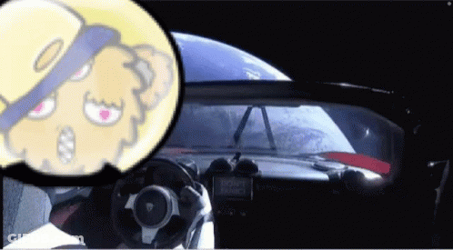 Car Dashboard Sticker Don't Panic GIF