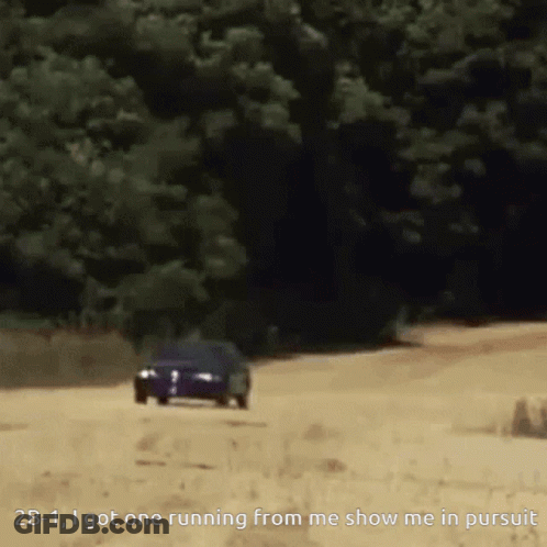 Car Driving Dirt Road 2B-1 I Got One Running From Me Show Me In Pursuit GIF