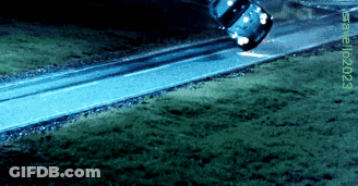 Car Driving Down Road 2023 GIF