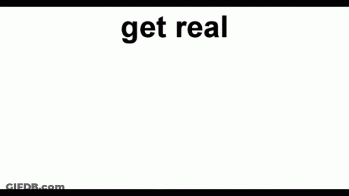 Car Driving Down Road Saying Get Real GIF