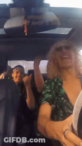 Car Driving Down Road GIF